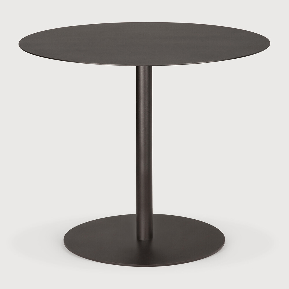 Blend Dining Table - Metal Top - Dark Bronze - Dark Bronze Base - Round - Sage InteriorsEthnicraftDining Table