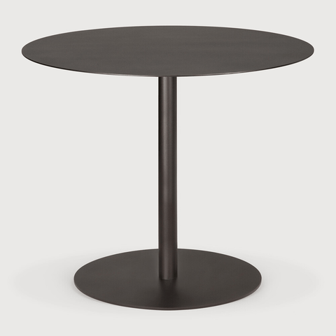 Blend Dining Table - Metal Top - Dark Bronze - Dark Bronze Base - Round - Sage InteriorsEthnicraftDining Table