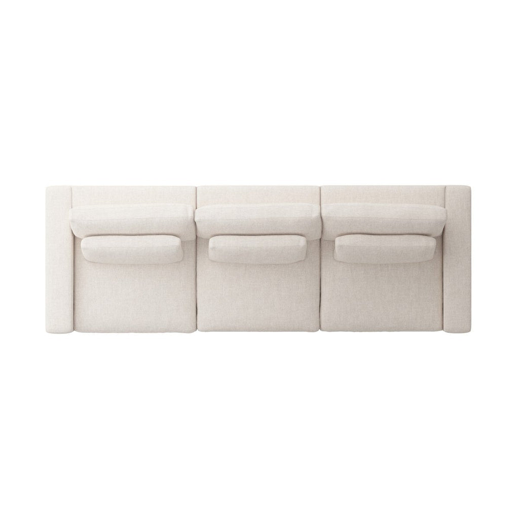 Bloor 3 - Piece Sectional | Clairmont Ivory, Modular, S - Spring Construction - Sage InteriorsSage Interiors