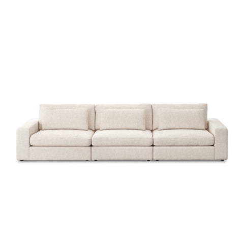 Bloor 3 - Piece Sectional | Clairmont Ivory, Modular, S - Spring Construction - Sage InteriorsSage Interiors