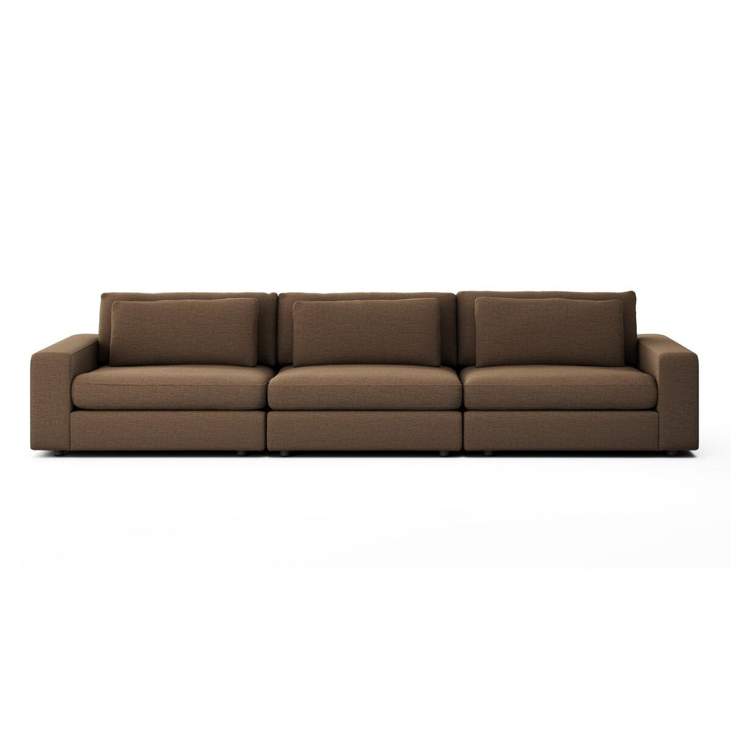 Bloor 3 - Piece Sectional | Clairmont Ivory, Modular, S - Spring Construction - Sage InteriorsSage Interiors