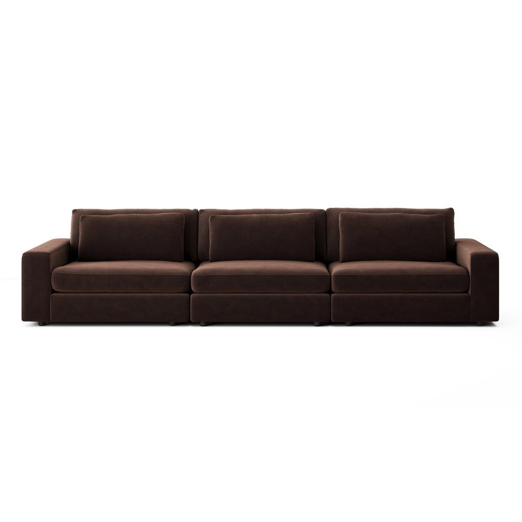 Bloor 3 - Piece Sectional | Clairmont Ivory, Modular, S - Spring Construction - Sage InteriorsSage Interiors