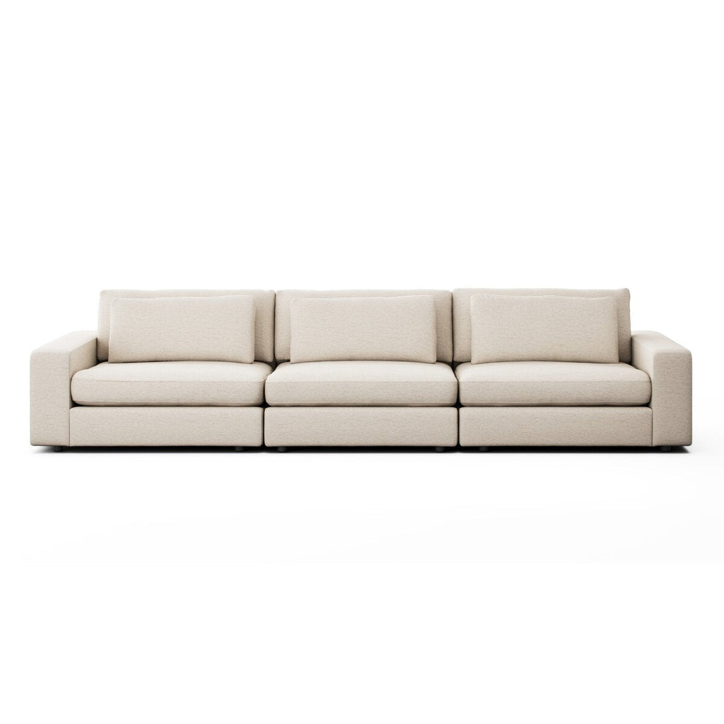 Bloor 3 - Piece Sectional | Clairmont Ivory, Modular, S - Spring Construction - Sage InteriorsSage Interiors
