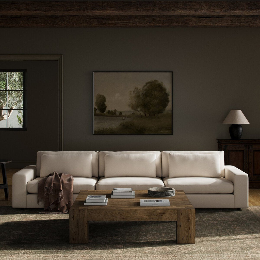 Bloor 3 - Piece Sectional | Clairmont Ivory, Modular, S - Spring Construction - Sage InteriorsSage Interiors