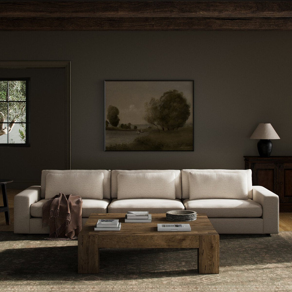Bloor 3 - Piece Sectional | Clairmont Ivory, Modular, S - Spring Construction - Sage InteriorsSage Interiors