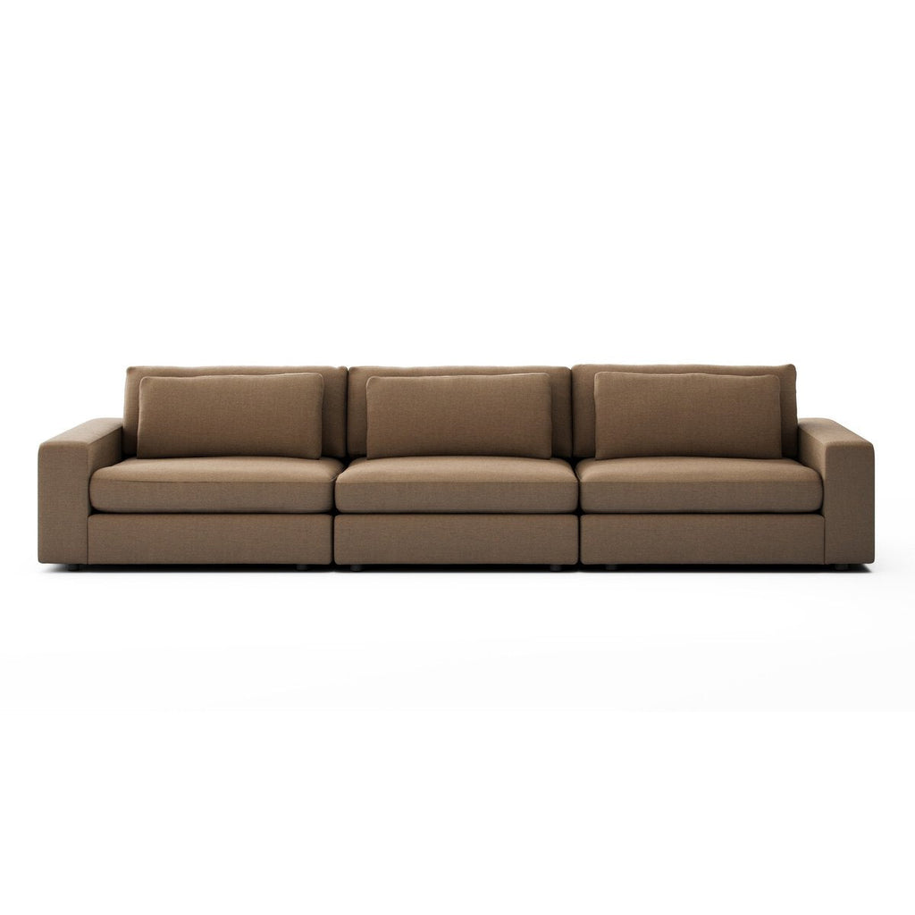 Bloor 3 - Piece Sectional | Clairmont Ivory, Modular, S - Spring Construction - Sage InteriorsSage Interiors