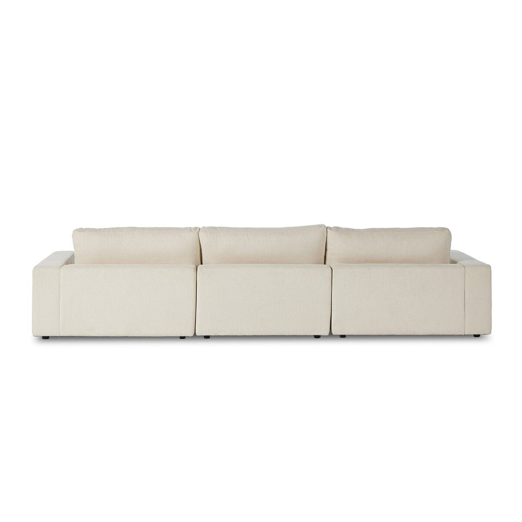 Bloor 3 - Piece Sectional | Clairmont Ivory, Modular, S - Spring Construction - Sage InteriorsSage Interiors