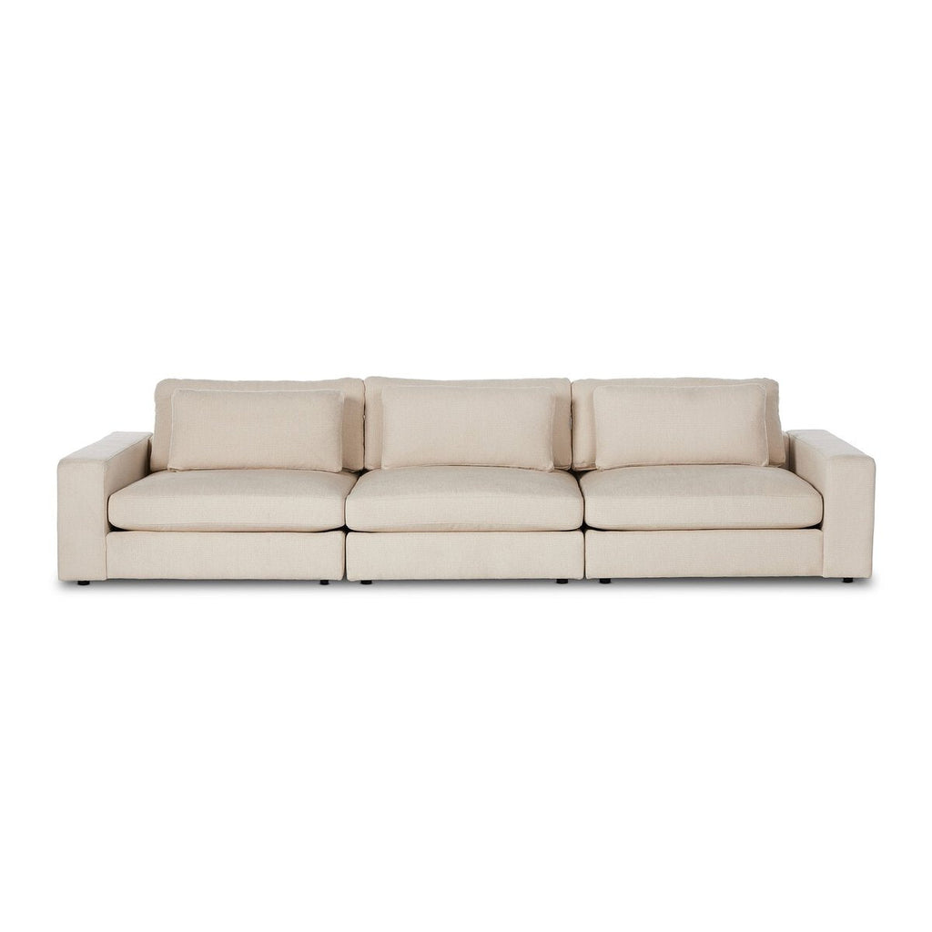 Bloor 3 - Piece Sectional | Clairmont Ivory, Modular, S - Spring Construction - Sage InteriorsSage Interiors