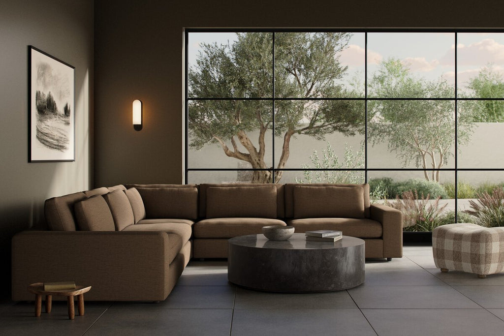 Bloor 5 - Piece Sectional Sofa – Surrey Olive, Modular L - Shaped Seating - Sage InteriorsFour HandsSofas