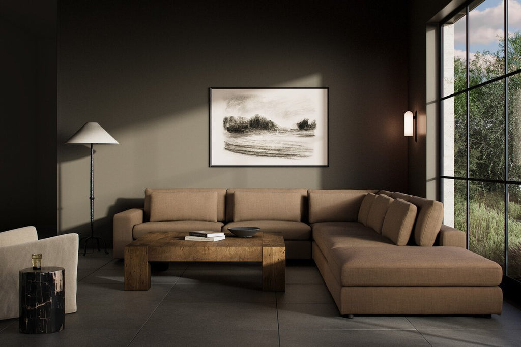 Bloor 5 - Piece Sectional Sofa – Surrey Olive, Modular L - Shaped Seating - Sage InteriorsFour HandsSofas