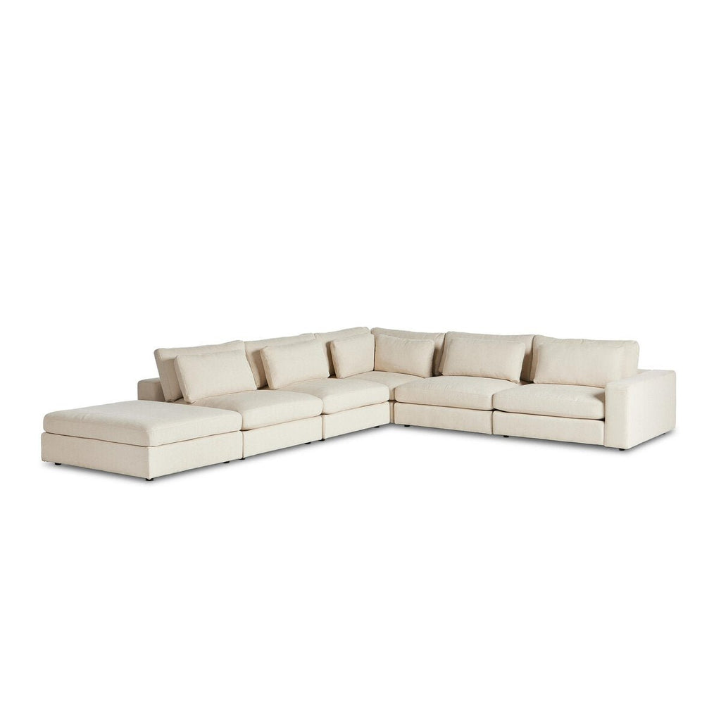Bloor 5 - Piece Sectional Sofa – Surrey Olive, Modular L - Shaped Seating - Sage InteriorsFour HandsSofas