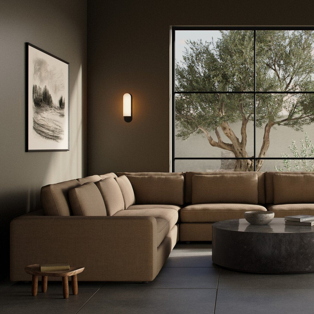 Bloor 5 - Piece Sectional Sofa – Surrey Olive, Modular L - Shaped Seating - Sage InteriorsFour HandsSofas