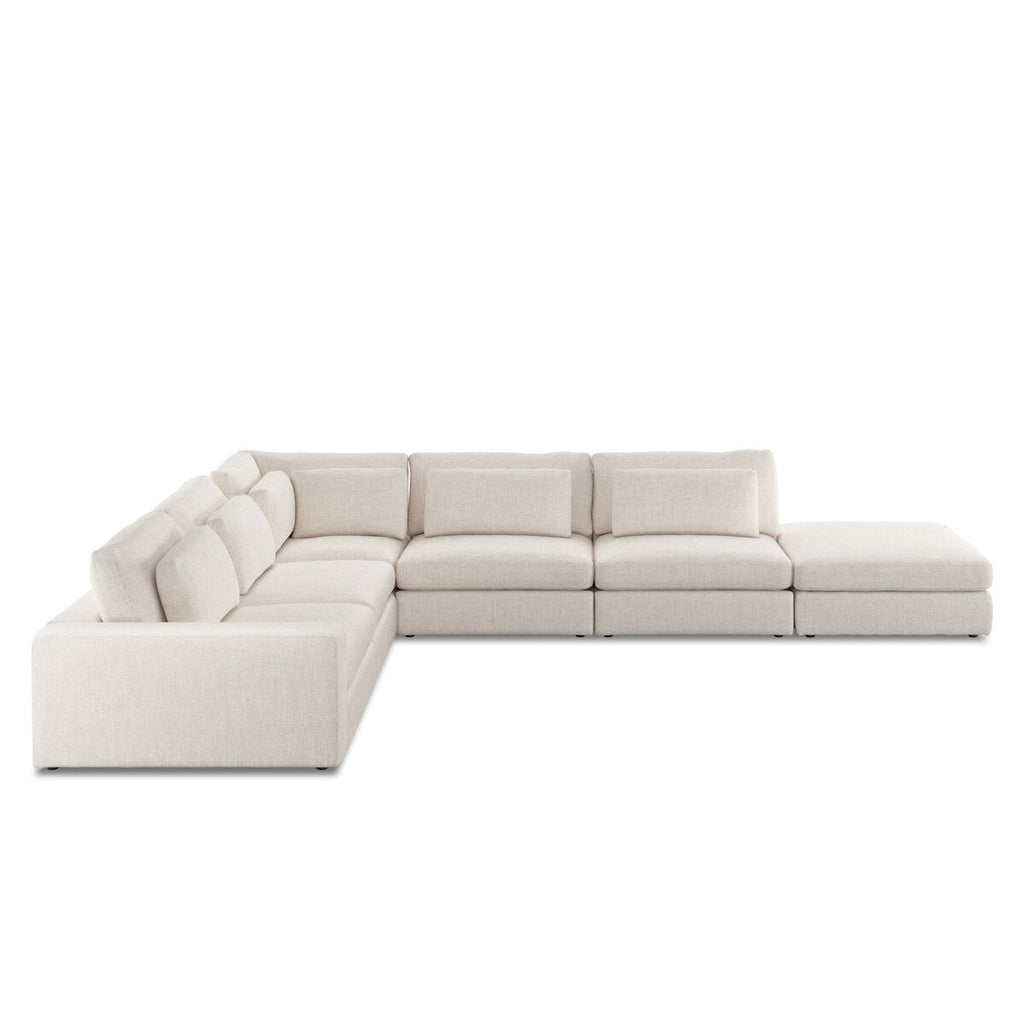 Bloor 5 - Piece Sectional Sofa – Surrey Olive, Modular L - Shaped Seating - Sage InteriorsFour HandsSofas