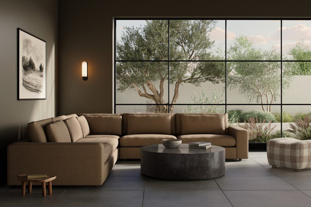 Bloor 5 - Piece Sectional Sofa – Surrey Olive, Modular L - Shaped Seating - Sage InteriorsFour HandsSofas