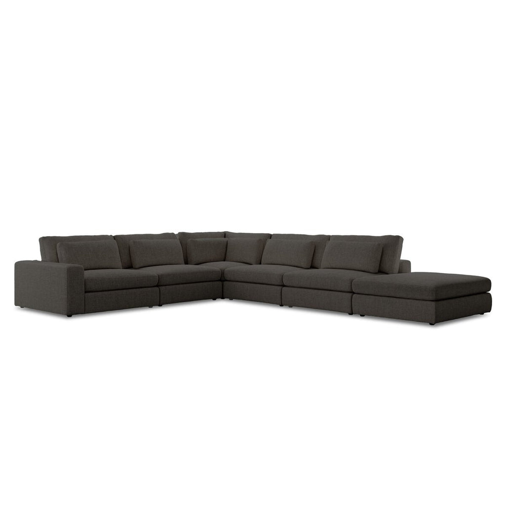 Bloor 5 - Piece Sectional Sofa – Surrey Olive, Modular L - Shaped Seating - Sage InteriorsFour HandsSofas