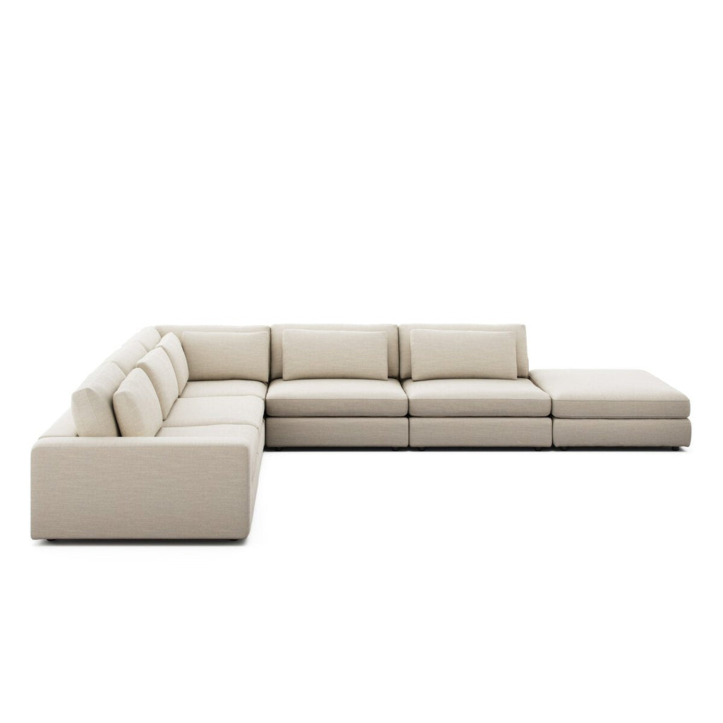 Bloor 5 - Piece Sectional Sofa – Surrey Olive, Modular L - Shaped Seating - Sage InteriorsFour HandsSofas