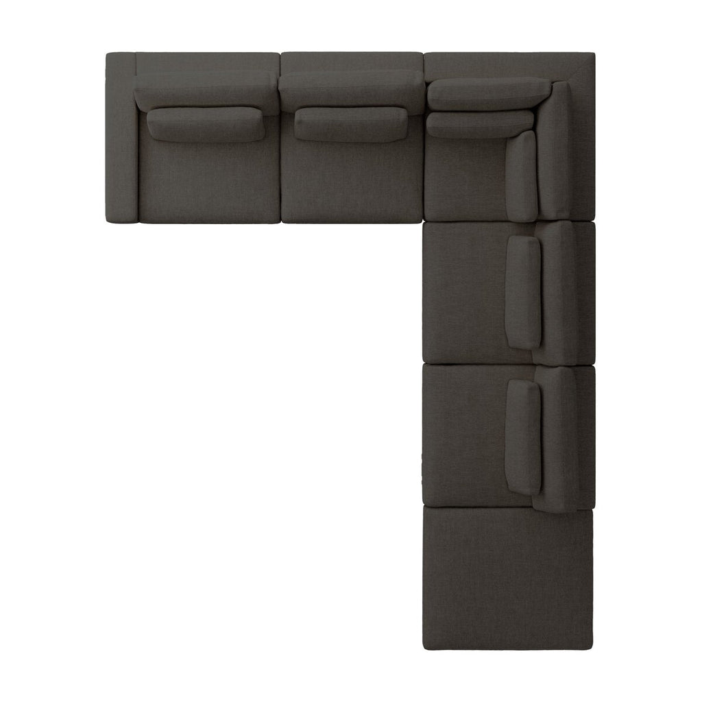 Bloor 5 - Piece Sectional Sofa – Surrey Olive, Modular L - Shaped Seating - Sage InteriorsFour HandsSofas