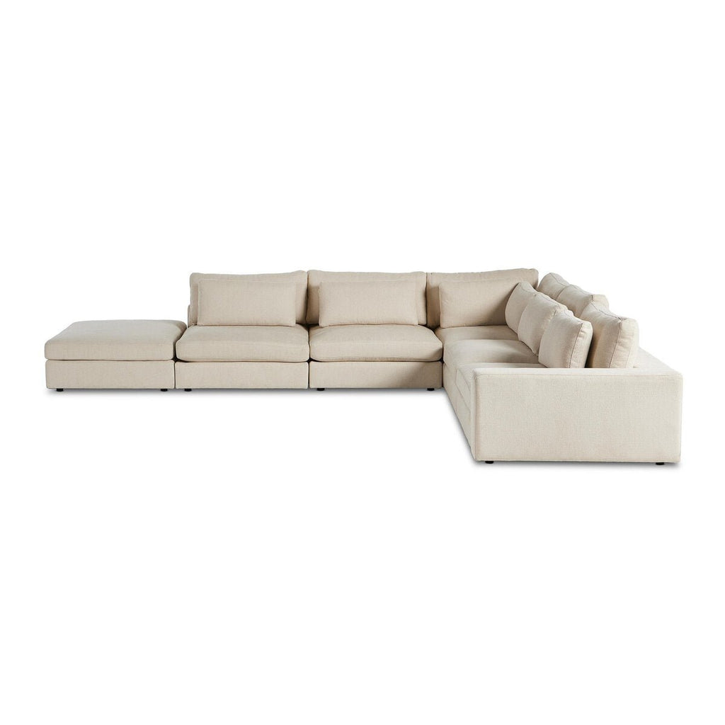 Bloor 5 - Piece Sectional Sofa – Surrey Olive, Modular L - Shaped Seating - Sage InteriorsFour HandsSofas