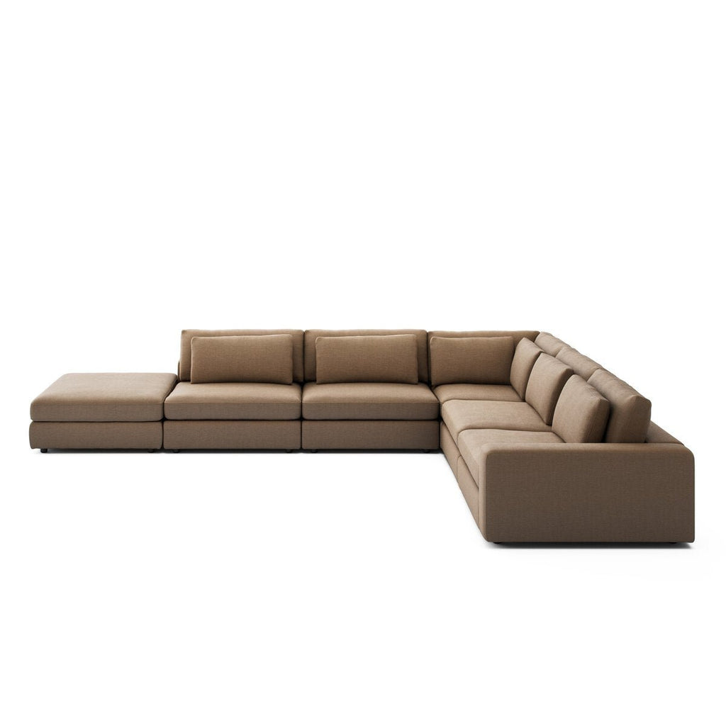Bloor 5 - Piece Sectional Sofa – Surrey Olive, Modular L - Shaped Seating - Sage InteriorsFour HandsSofas