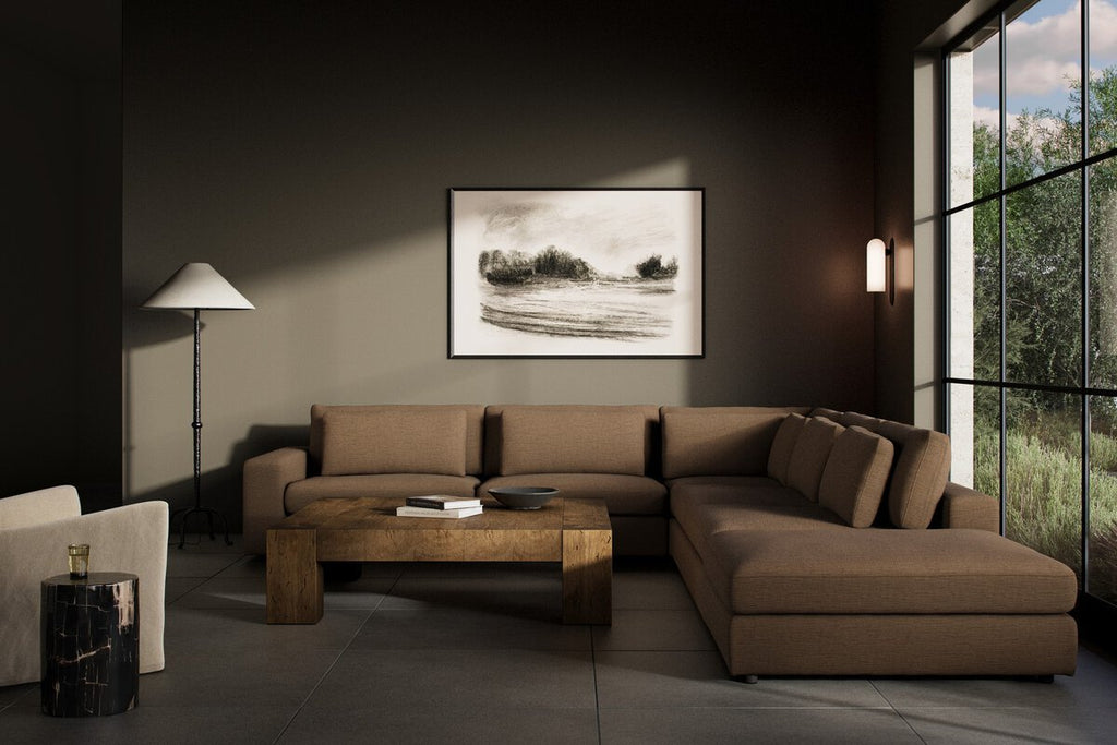 Bloor 5 - Piece Sectional Sofa – Surrey Olive, Modular L - Shaped Seating - Sage InteriorsFour HandsSofas