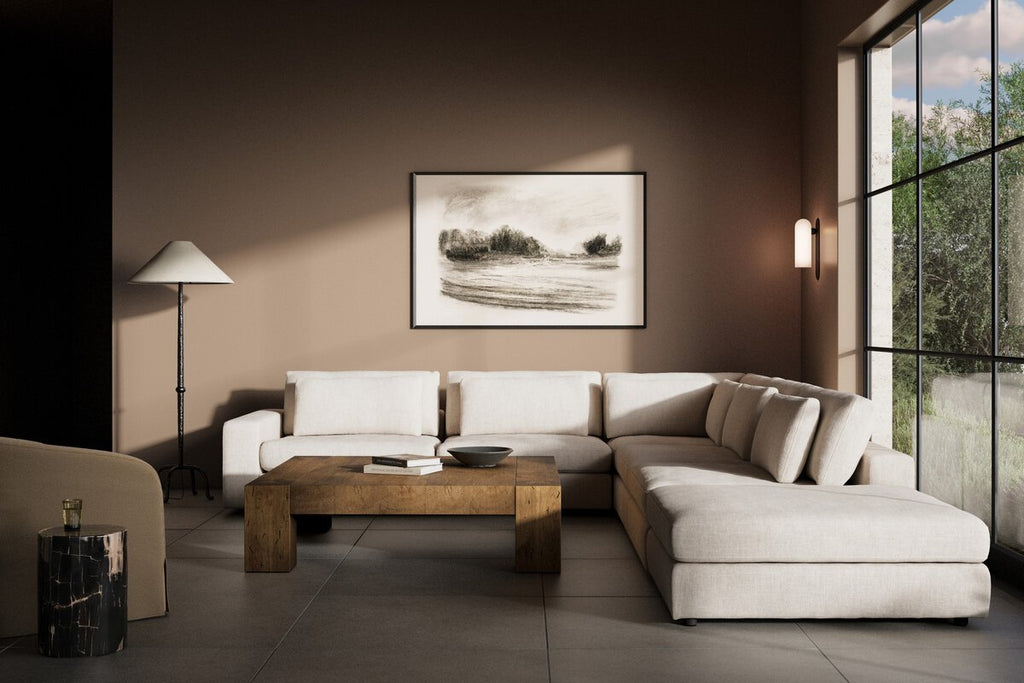 Bloor 5 - Piece Sectional Sofa – Surrey Olive, Modular L - Shaped Seating - Sage InteriorsFour HandsSofas