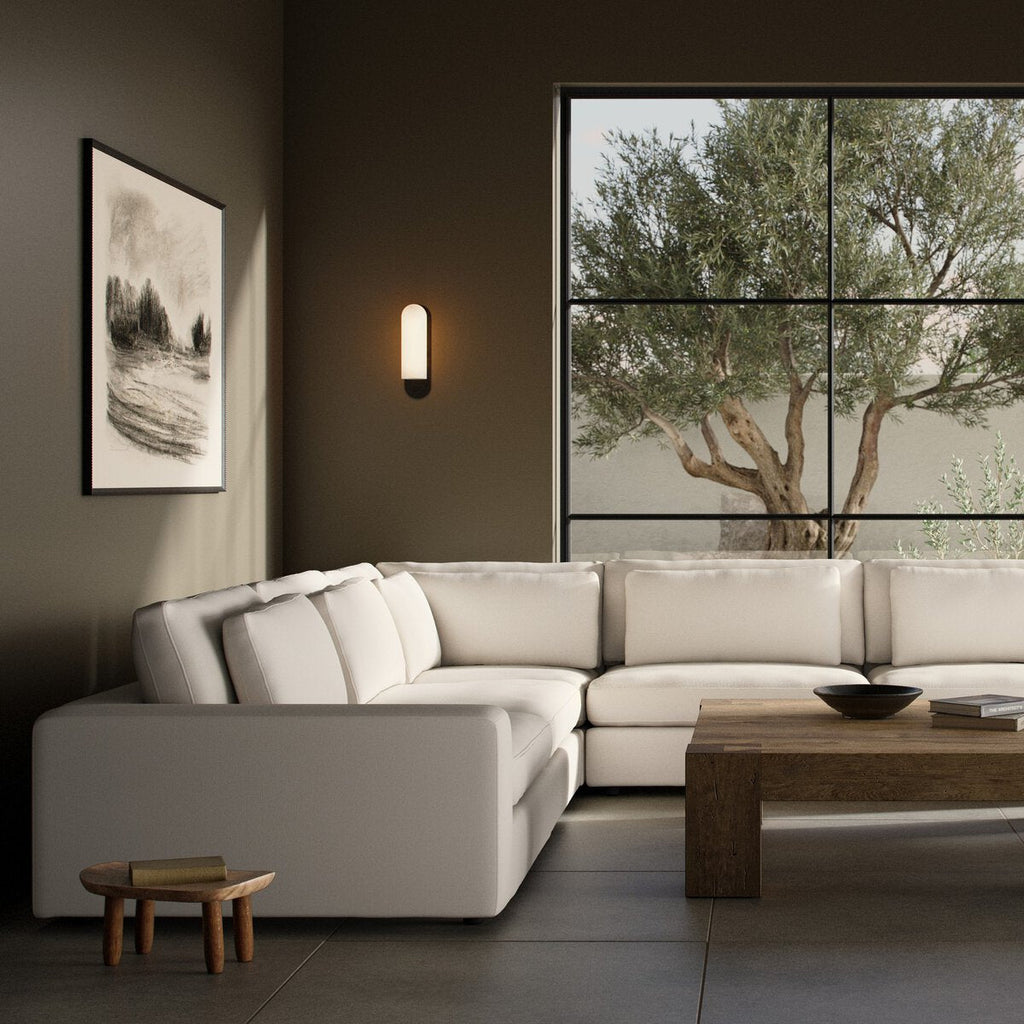 Bloor 5 - Piece Sectional Sofa – Surrey Olive, Modular L - Shaped Seating - Sage InteriorsFour HandsSofas