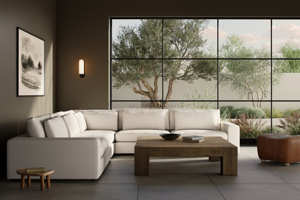 Bloor 5 - Piece Sectional Sofa – Surrey Olive, Modular L - Shaped Seating - Sage InteriorsFour HandsSofas