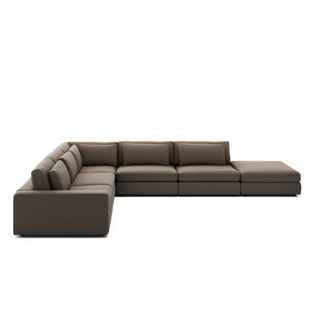 Bloor 5 - Piece Sectional Sofa – Surrey Olive, Modular L - Shaped Seating - Sage InteriorsFour HandsSofas