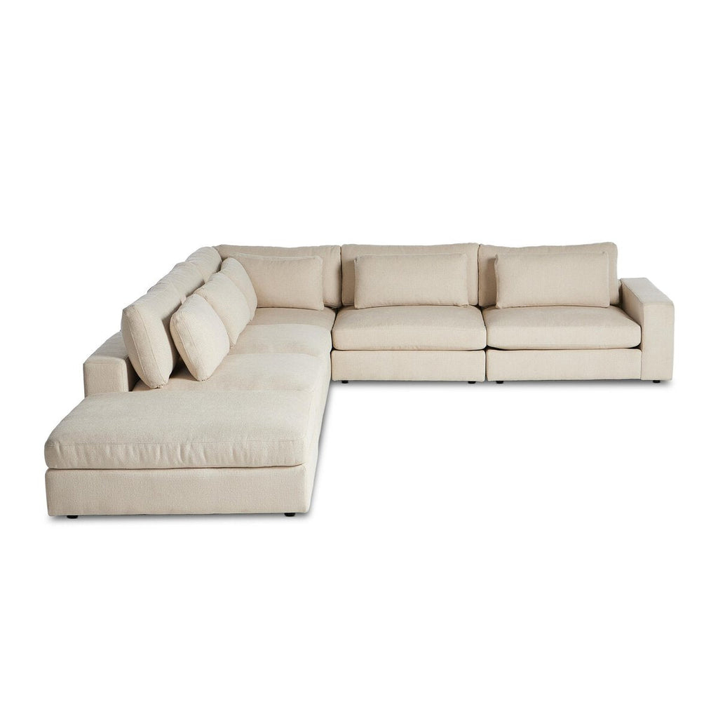 Bloor 5 - Piece Sectional Sofa – Surrey Olive, Modular L - Shaped Seating - Sage InteriorsFour HandsSofas
