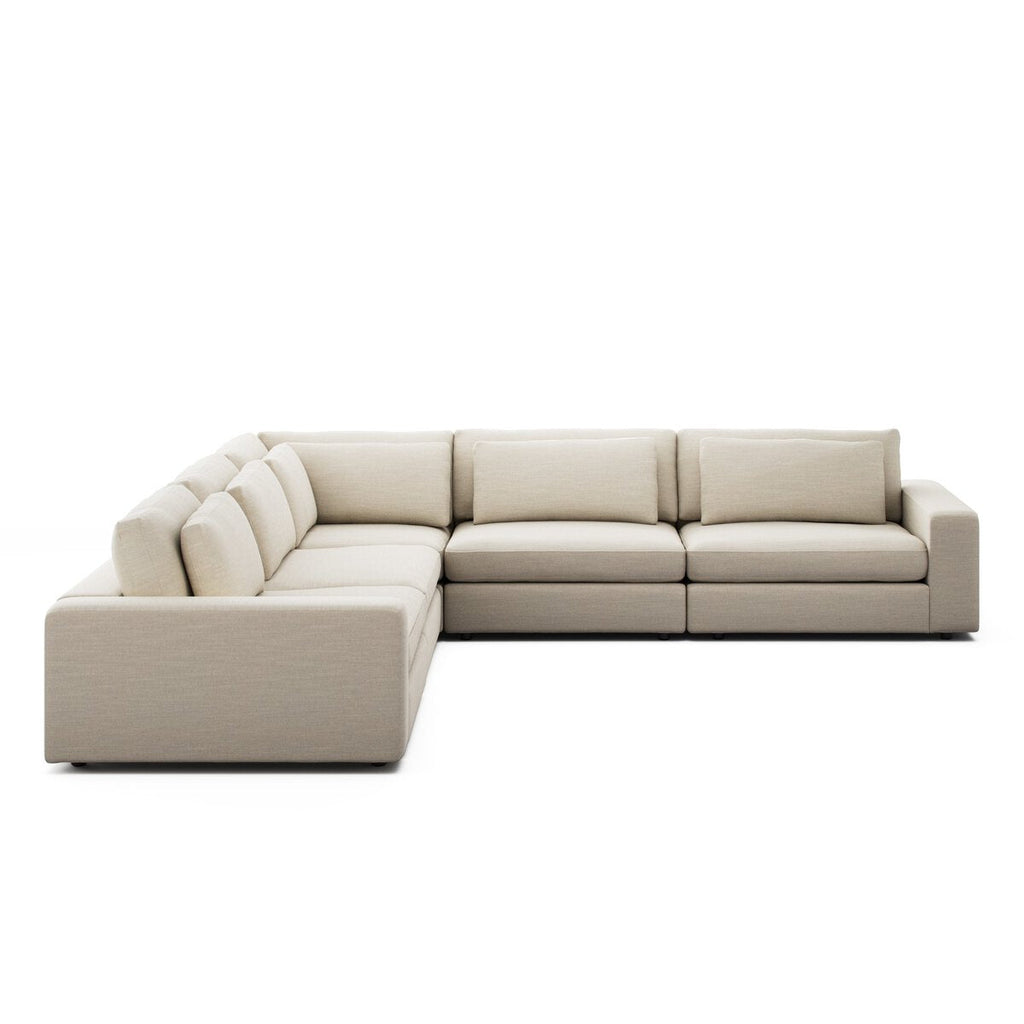 Bloor 5 - Piece Sectional Sofa – Surrey Olive, Modular L - Shaped Seating - Sage InteriorsFour HandsSofas