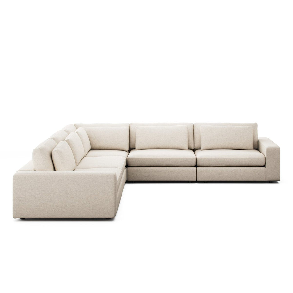 Bloor 5 - Piece Sectional Sofa – Surrey Olive, Modular L - Shaped Seating - Sage InteriorsFour HandsSofas