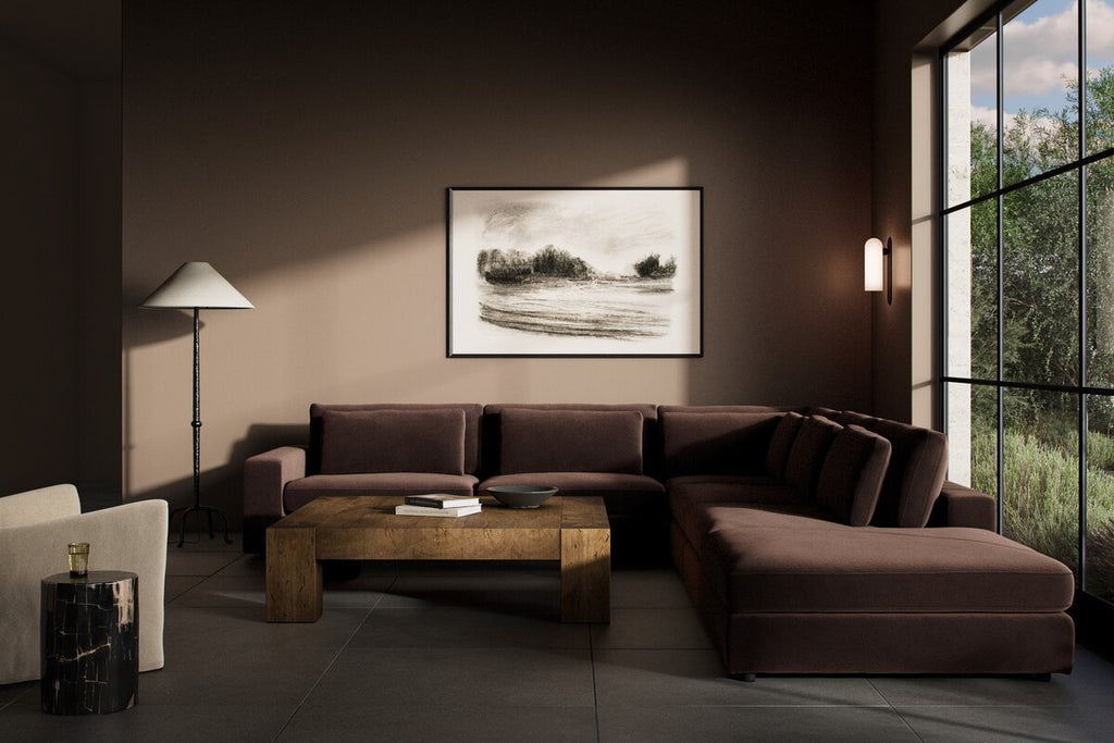 Bloor 5 - Piece Sectional Sofa – Surrey Olive, Modular L - Shaped Seating - Sage InteriorsFour HandsSofas