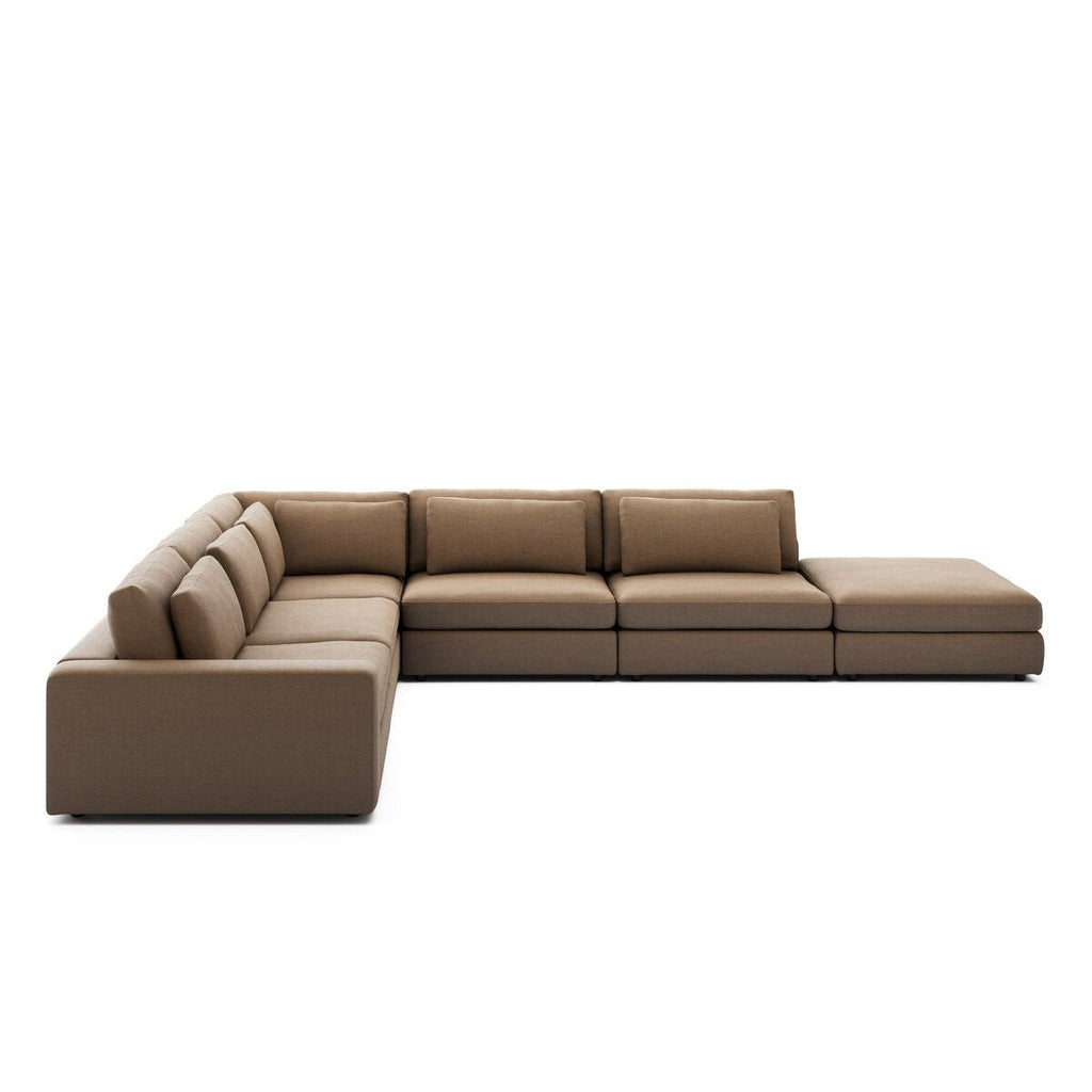 Bloor 5 - Piece Sectional Sofa – Surrey Olive, Modular L - Shaped Seating - Sage InteriorsFour HandsSofas