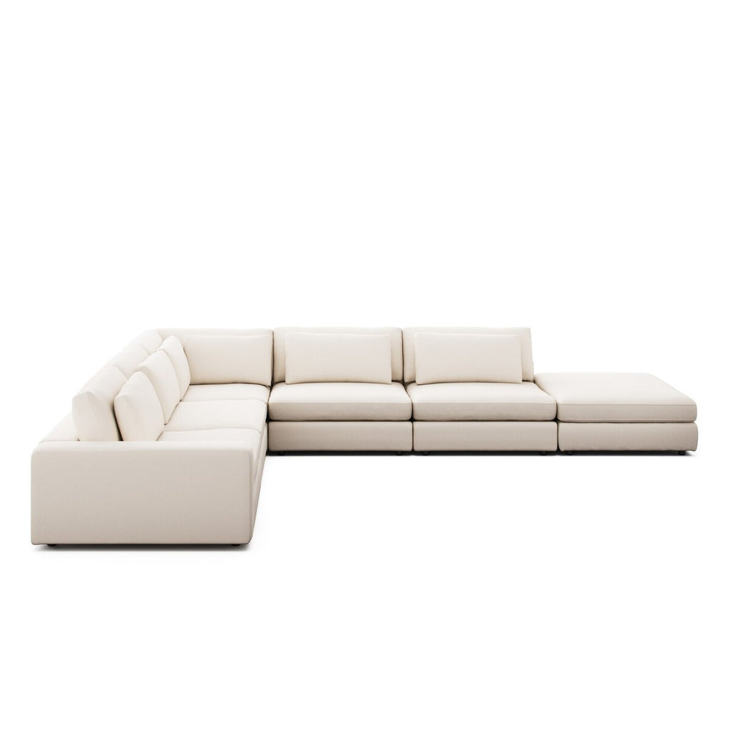 Bloor 5 - Piece Sectional Sofa – Surrey Olive, Modular L - Shaped Seating - Sage InteriorsFour HandsSofas