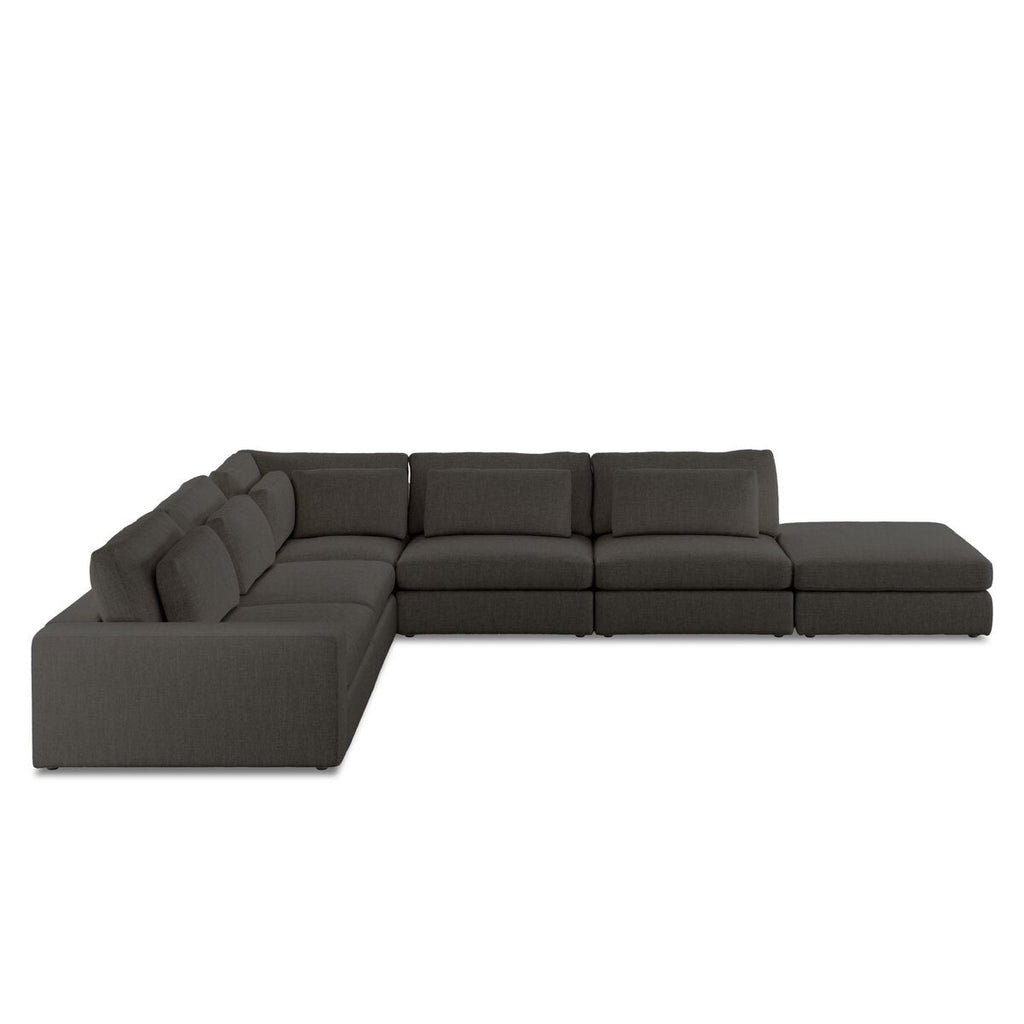 Bloor 5 - Piece Sectional Sofa – Surrey Olive, Modular L - Shaped Seating - Sage InteriorsFour HandsSofas