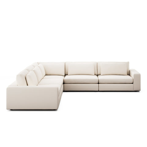 Bloor 5 - Piece Sectional Sofa – Surrey Olive, Modular L - Shaped Seating - Sage InteriorsFour HandsSofas