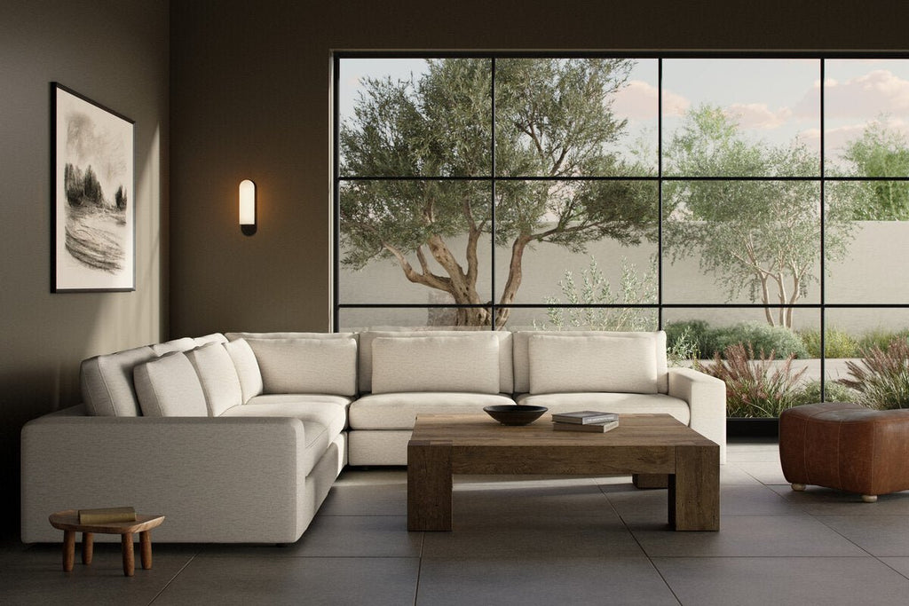 Bloor 5 - Piece Sectional Sofa – Surrey Olive, Modular L - Shaped Seating - Sage InteriorsFour HandsSofas