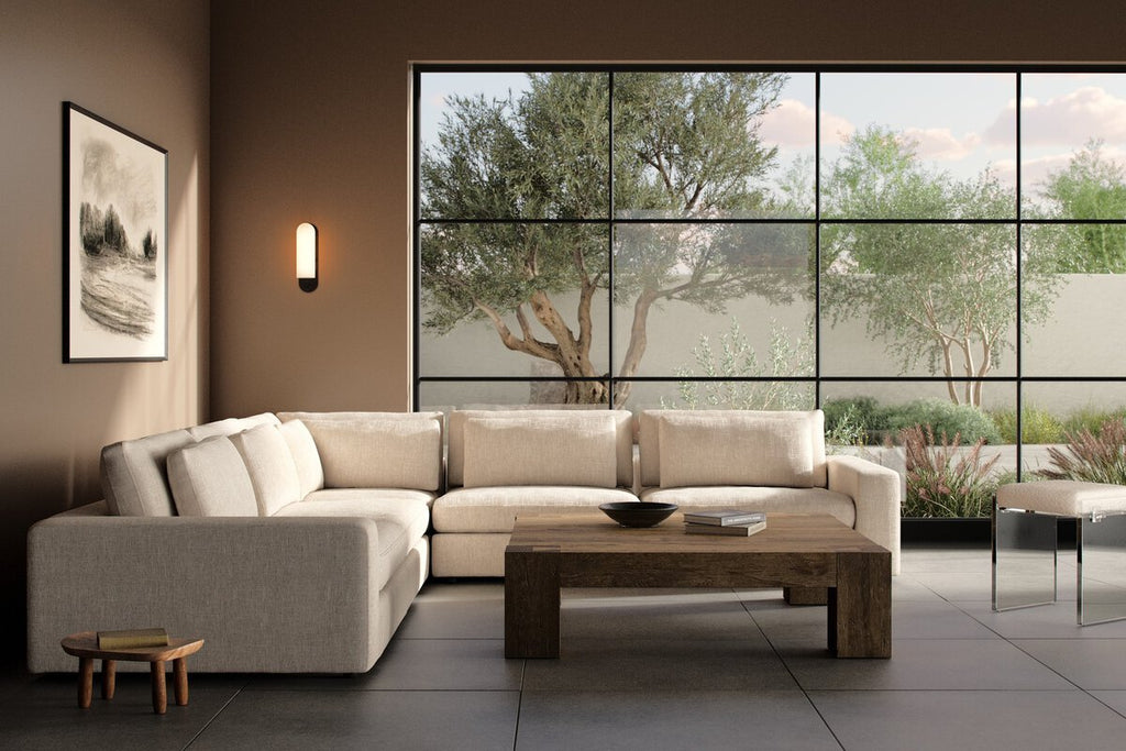 Bloor 5 - Piece Sectional Sofa – Surrey Olive, Modular L - Shaped Seating - Sage InteriorsFour HandsSofas