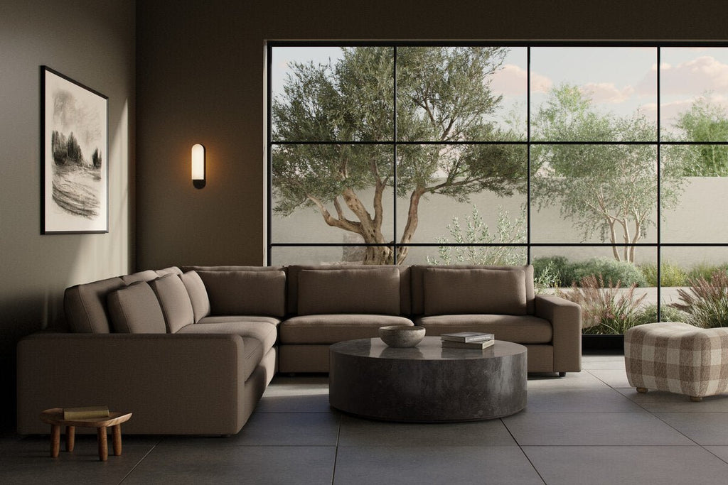 Bloor 5 - Piece Sectional Sofa – Surrey Olive, Modular L - Shaped Seating - Sage InteriorsFour HandsSofas