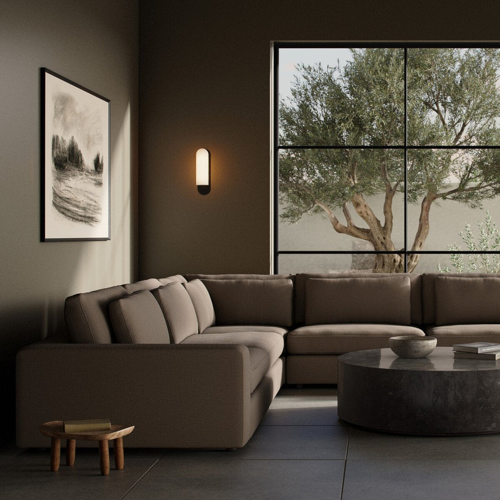 Bloor 5 - Piece Sectional Sofa – Surrey Olive, Modular L - Shaped Seating - Sage InteriorsFour HandsSofas