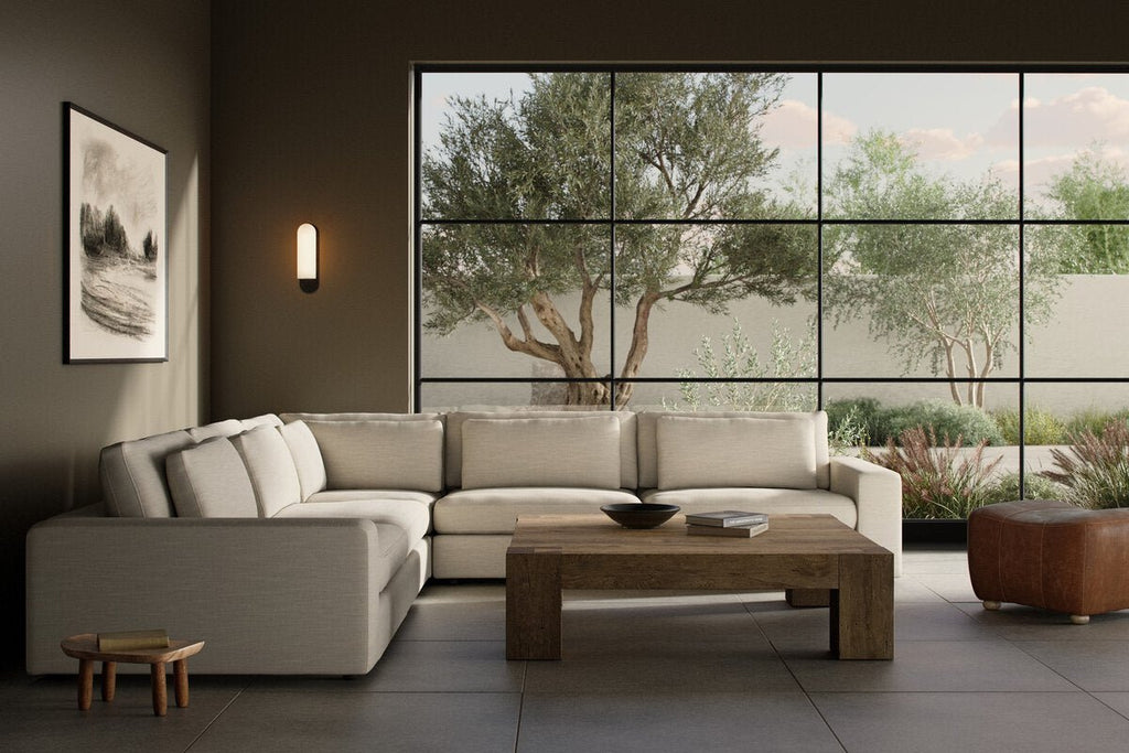 Bloor 5 - Piece Sectional Sofa – Surrey Olive, Modular L - Shaped Seating - Sage InteriorsFour HandsSofas