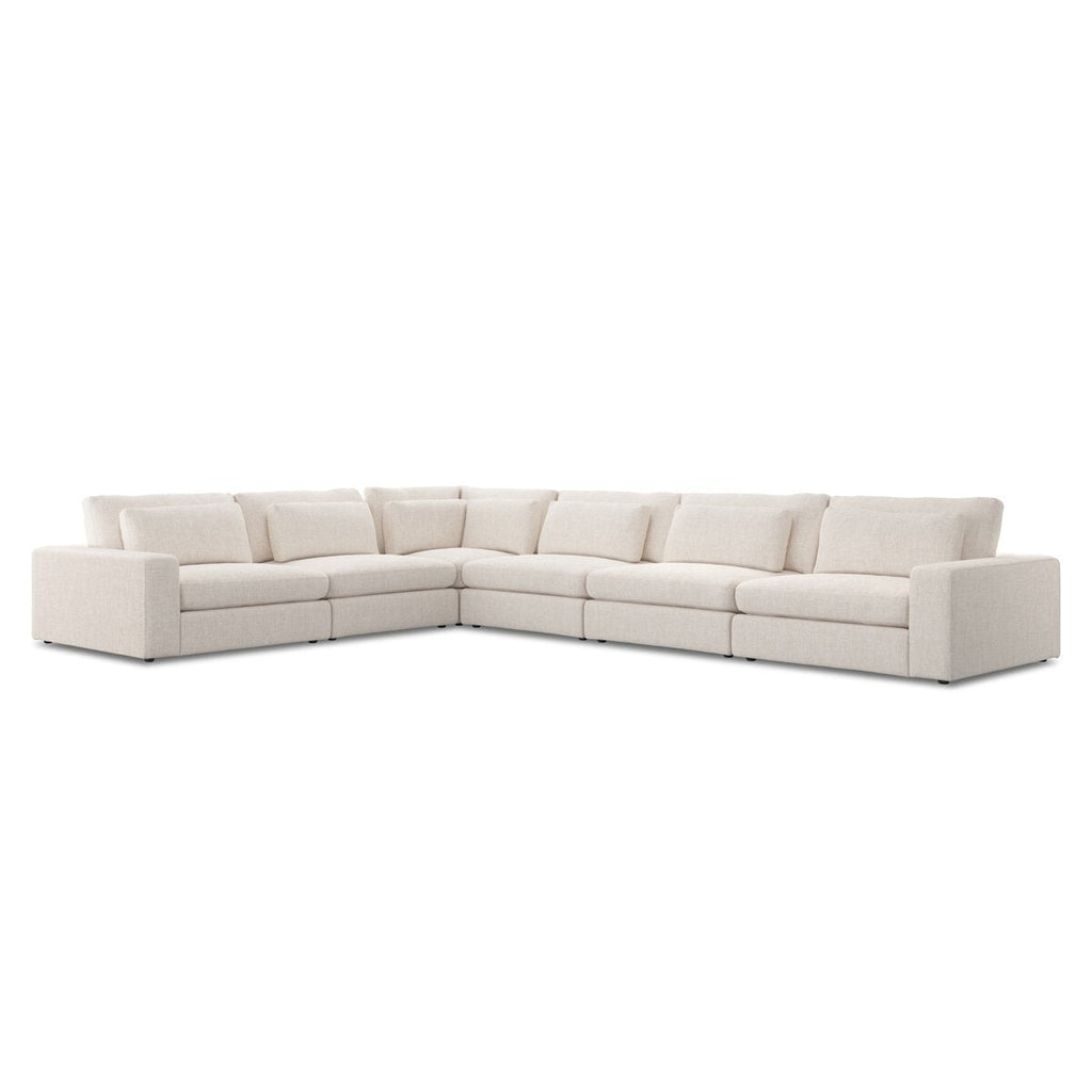 Bloor 6 - Piece Sectional Sofa – Savoy Ochre, Modular L - Shaped Seating - Sage InteriorsFour HandsSofas