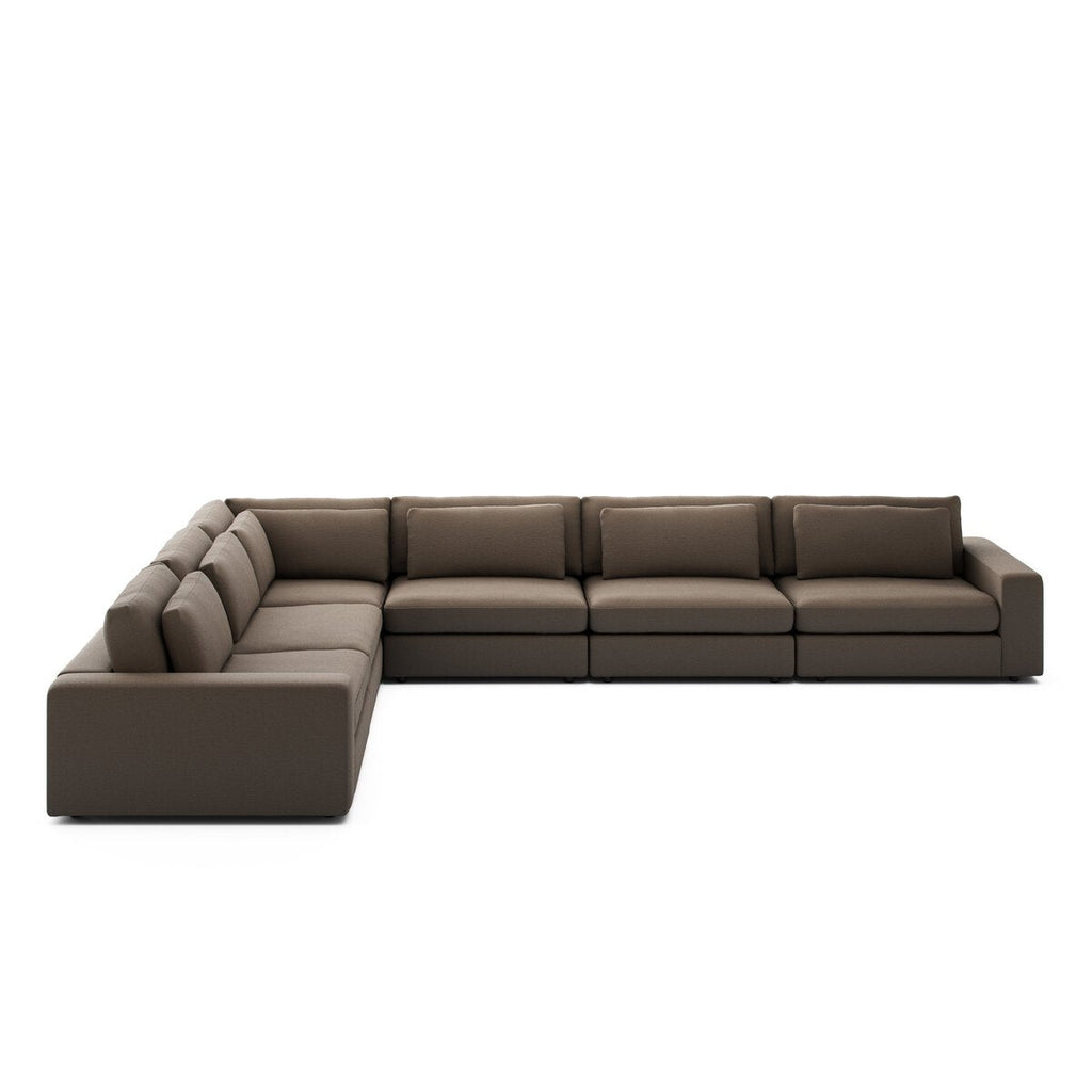 Bloor 6 - Piece Sectional Sofa – Savoy Ochre, Modular L - Shaped Seating - Sage InteriorsFour HandsSofas