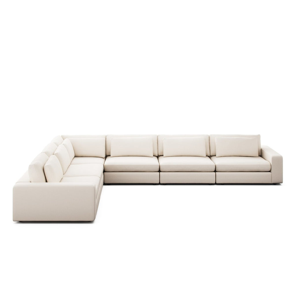 Bloor 6 - Piece Sectional Sofa – Savoy Ochre, Modular L - Shaped Seating - Sage InteriorsFour HandsSofas