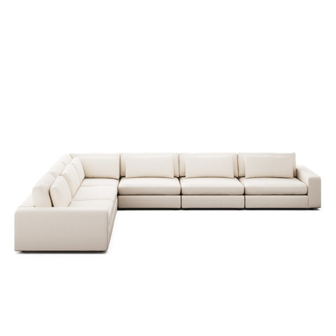 Bloor 6 - Piece Sectional Sofa – Savoy Ochre, Modular L - Shaped Seating - Sage InteriorsFour HandsSofas