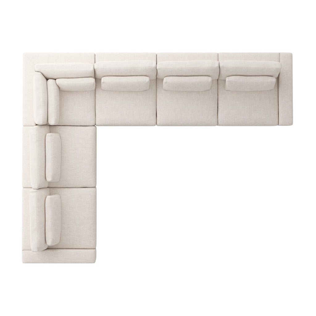 Bloor 6 - Piece Sectional Sofa – Savoy Ochre, Modular L - Shaped Seating - Sage InteriorsFour HandsSofas