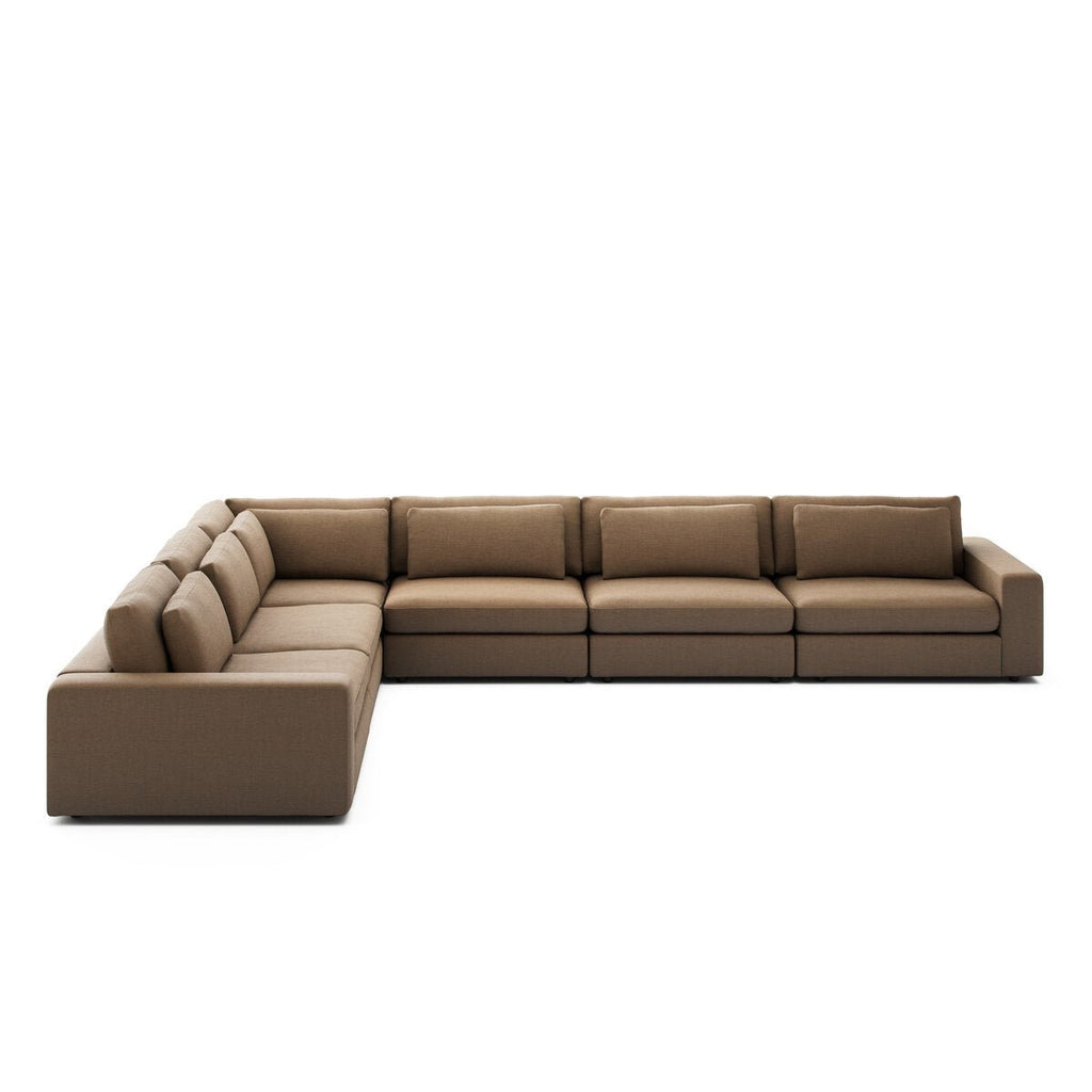Bloor 6 - Piece Sectional Sofa – Savoy Ochre, Modular L - Shaped Seating - Sage InteriorsFour HandsSofas