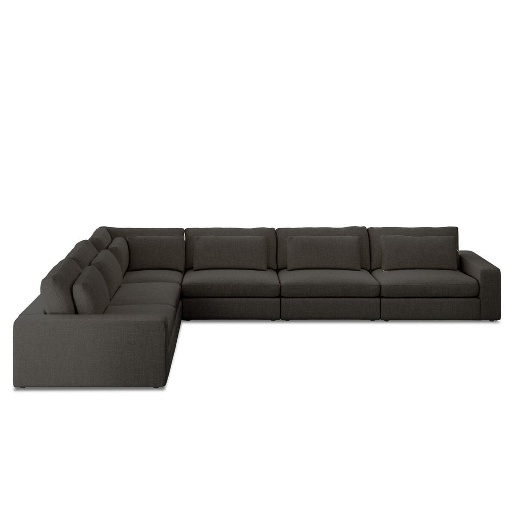 Bloor 6 - Piece Sectional Sofa – Savoy Ochre, Modular L - Shaped Seating - Sage InteriorsFour HandsSofas