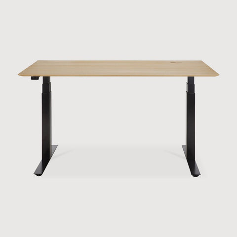 Bok Adjustable Desk – Modern Solid Wood Sit - Stand Desk | Sage Interiors - Sage Interiorsethnicraft