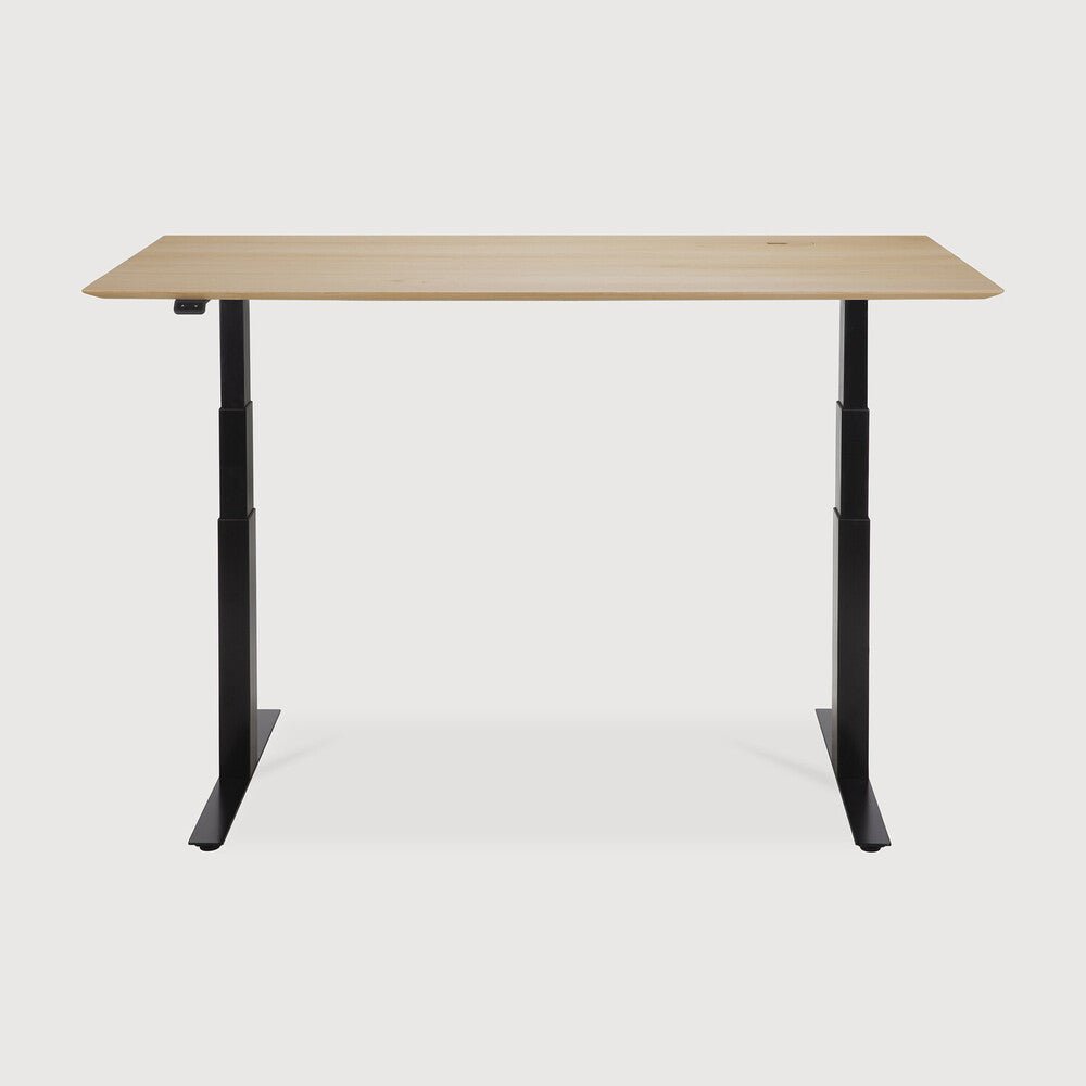 Bok Adjustable Desk – Modern Solid Wood Sit - Stand Desk | Sage Interiors - Sage Interiorsethnicraft